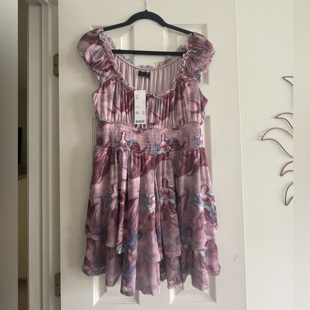 Urban Outfitters Heavenly Angel Print Romper